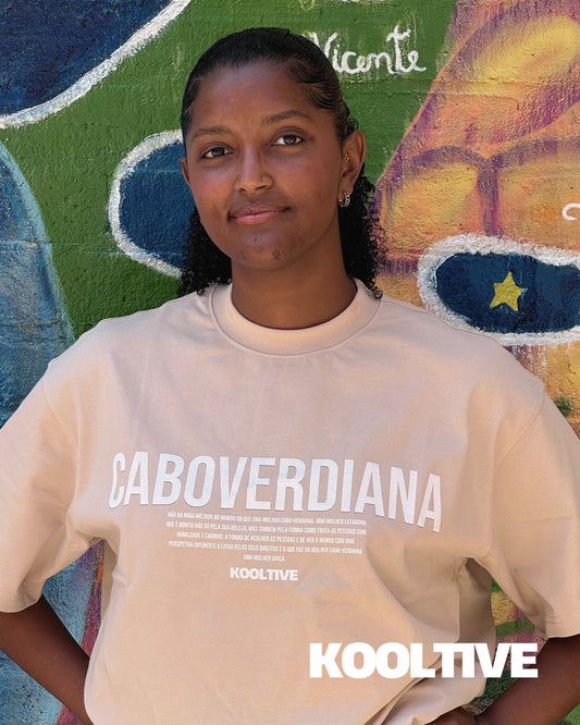 "CABOVERDIANA" OVERSIZED LOSE TEE.