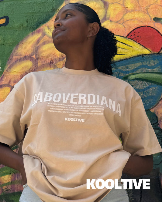 "CABOVERDIANA" OVERSIZED LOSE TEE.