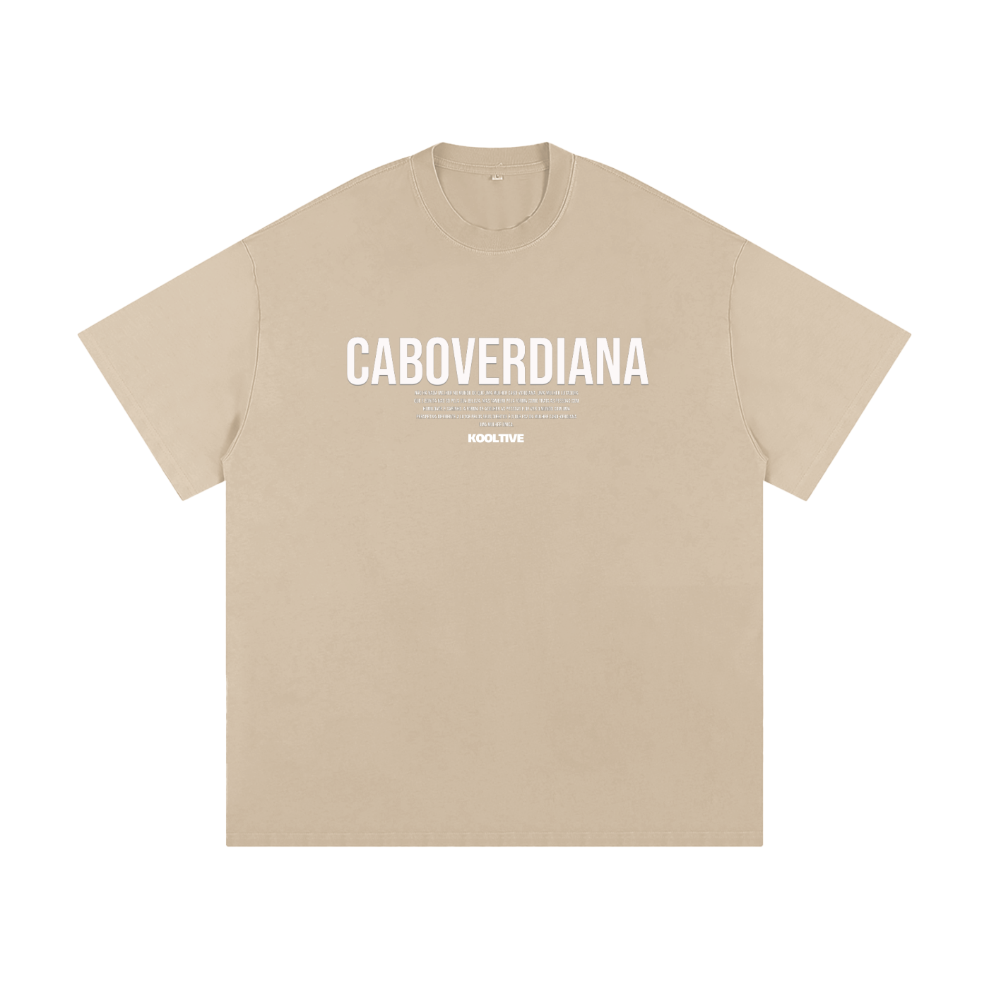 "CABOVERDIANA" OVERSIZED LOSE TEE.